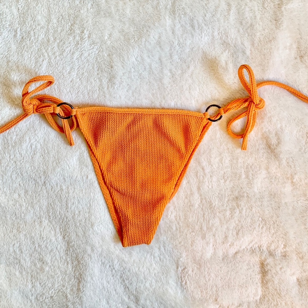 Women’s Bikini Bottoms in orange, cheeky, swimwear, beach, swimsuit, Like New
